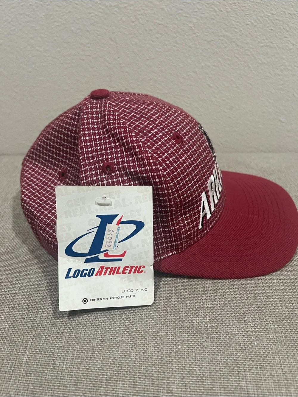 vintage Logo Athletic Arkansas Razorbacks strap back osfa 90s MINT